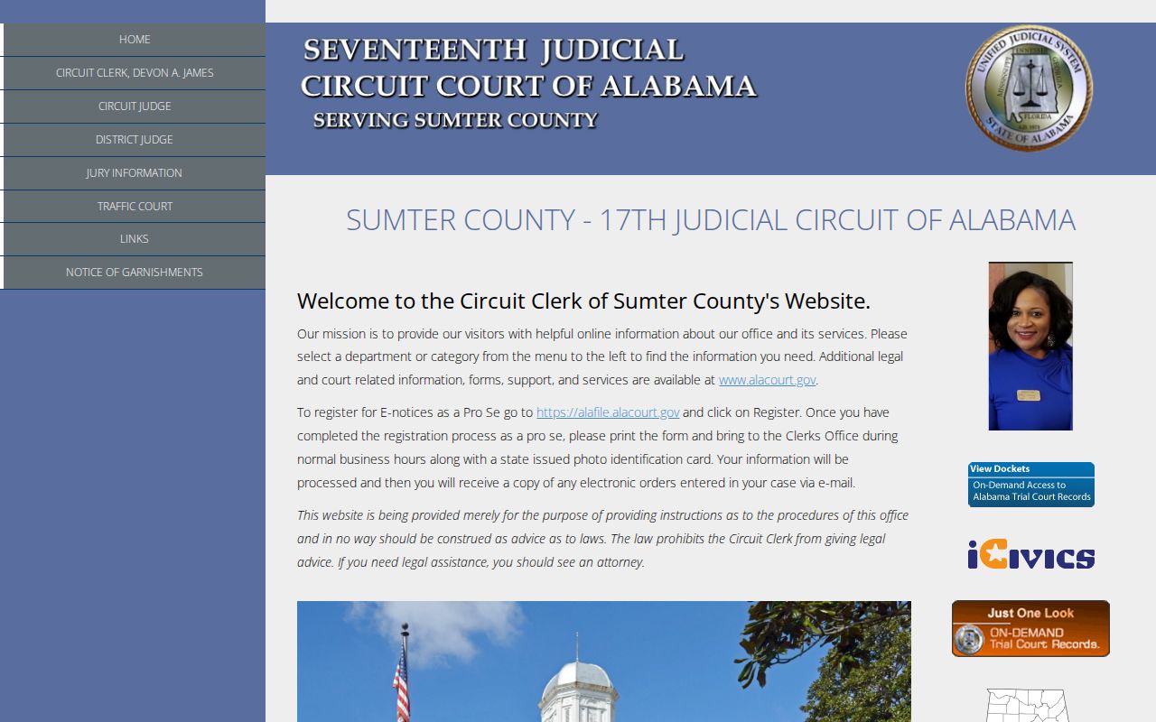 Sumter County court record contact for release records